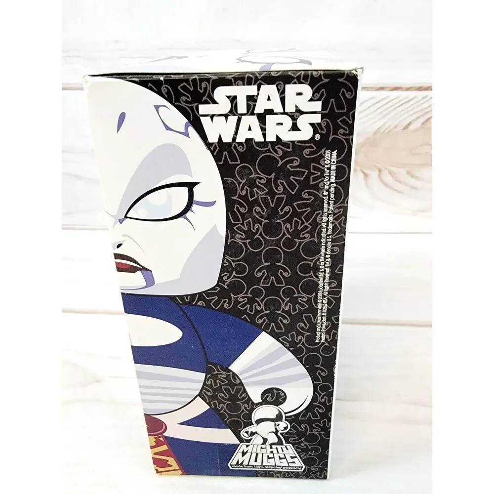Star Wars 2008 Mighty Muggs Asajj Ventress Vinyl Figure Clone Wars Hasbro NEW